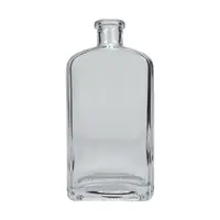 Chai Vodka Dẹt Bằng Thủy Tinh Giá Rẻ Chuyên Nghiệp Tùy Chỉnh