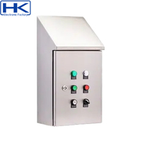Boîtier de toit incliné IP66 en acier inoxydable robuste pour boîtiers d'instruments électroniques de boîte à boutons de commande d'armoire de commutation