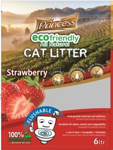 Almidón de maíz biodegradable con efecto de aglomeración para gatitos, respetuoso con el medio ambiente, 6L, lavanda perfumada, tofu, arena para gatos - Product Image 5