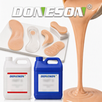 Silicone liquide souple réaliste pour le corps humain, série DSA-42XX A/B, silicone de moulage à durcissement à température ambiante 1:1