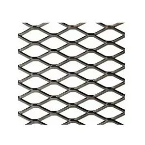 Elmas şeklindeki genişletilmiş metal ızgara teli paslanmaz çelik filtre çelik ızgara küçük delik genişletilmiş metal ızgara teli