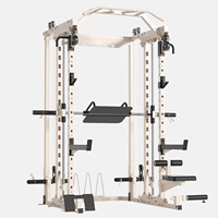 Snode ALL10 Smith Machine : Équipement d'entraînement complet multifonctionnel pour la maison avec accessoire de presse à jambes à double câble en acier au carbone