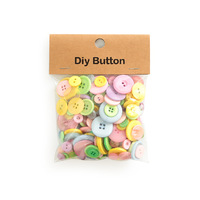 Botones de Resina al por Mayor para Manualidades, Colores Surtidos, Ojos de Botón para Coser Ropa, Scrapbooking, Envoltura de Regalos, Manualidades Infantiles