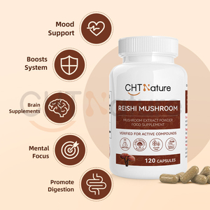 Chtnature Private Label Biologische <span class=keywords><strong>Ganoderma</strong></span> Lucidum Extract Poeder Reishi Champignoncapsules - Product Image 4
