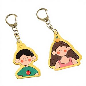 Porte-clés personnalisés en acrylique transparent imprimés sur mesure, breloques en acrylique mignonnes de dessins animés et d'anime en gros pour pendentifs de sac - Product Image 6