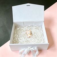 OPACK Dossiers rigides pliables magnétiques de luxe en carton avec revêtement UV recyclable, emballage personnalisé avec logo pour fourrures et chaussettes