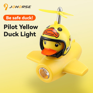 Phare de vélo en forme de <span class=keywords><strong>canard</strong></span> mignon avec <span class=keywords><strong>klaxon</strong></span> |   Lumière avant de vélo à LED à 3 modes, <span class=keywords><strong>klaxon</strong></span> électrique rechargeable pour vélos de montagne, vélos de route, enfants - Product Image 3