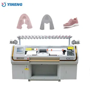 Computerized flat knitting machine for making fashion shoes upper /Textile machinery