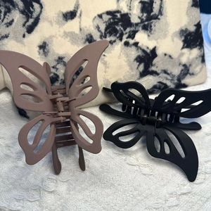 Butterfly Claw <b>Clip</b> 13 Cm Plastic Hair <b>Clip</b> For Women Daily Use Mixed Colors <b>Spring</b> 2024 - Product Image 3