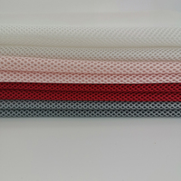 Tissu en maille aérée 100% polyester tricoté chaîne, prix usine, personnalisable et lavable