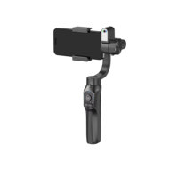 Stabilisateur de cardan pour selfie stick anti-tremblement 3 axes pour téléphone portable, idéal pour le streaming en direct et les vidéos – F10