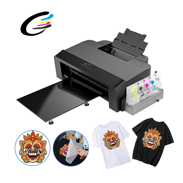 Low Cost A3 Inkjet DTF Printers for Small Business New Creative Printing Equipment Multicolor Pigment Ink 300mm Print Dimension
