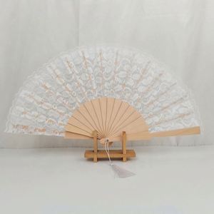 Abanicos Plegables de Madera de 23 cm al por Mayor, Recuerdo, Regalo, Invitación de Boda, Abanicos de Encaje para Baile, Fiesta y Eventos - Product Image 2