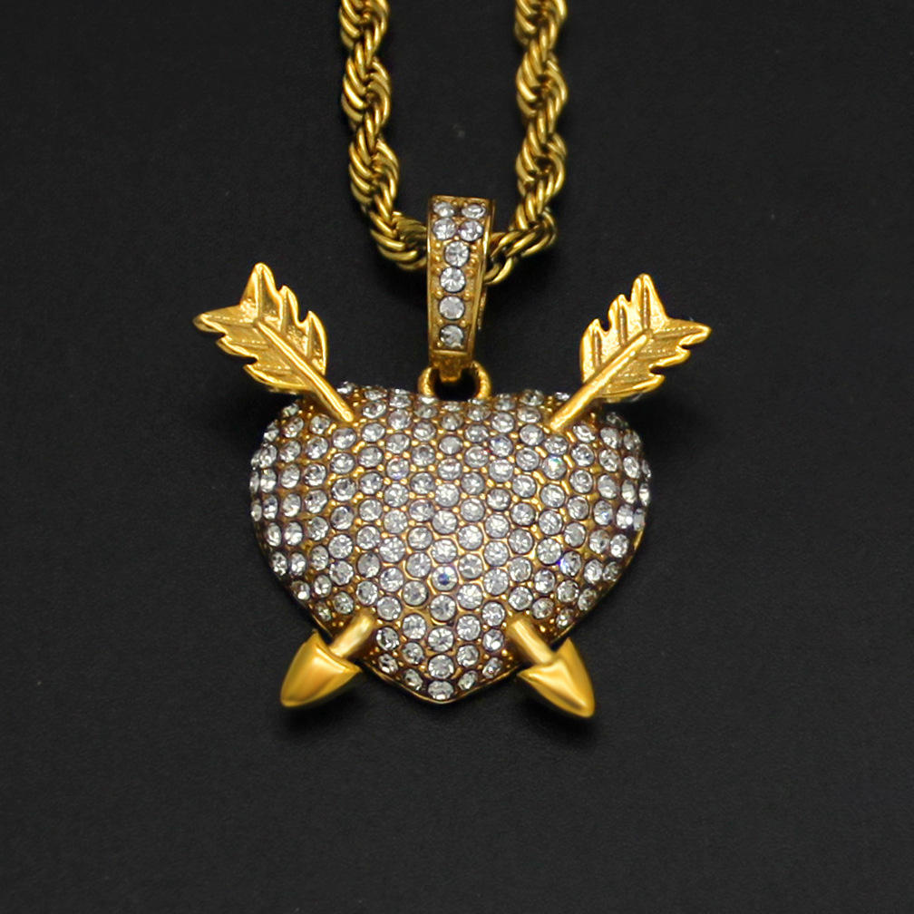 จี้เดี่ยวสีทองไม่มีโซ่