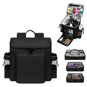 Sac de rangement essentiel pour le coiffage en polyester, sac de beauté durable pour les coiffeurs, sac de voyage pour barbier - Product Image 1