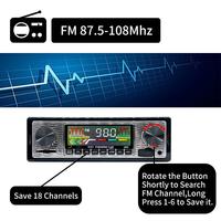 Reproductor MP3 para Auto Portátil 1Din de Alta Calidad 5513, Listo para Enviar, con Transmisor FM USB, Receptor de Llamadas BT 5.0