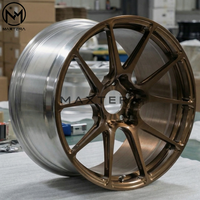 Jantes de voiture Maxtera forgées sur mesure de style GA1R à trous ouverts pour Corvette C7 C8 Porsche 911 BMW M3 M4 Mustang GTR Dodge Viper, jantes en alliage