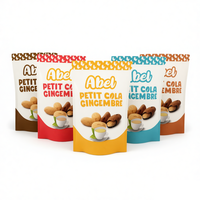 MOQ 100 pièces Sachet Doypack imprimé personnalisé pour Thé au gingembre et Petit Cola, Emballage haute barrière pour mélange de boissons botaniques