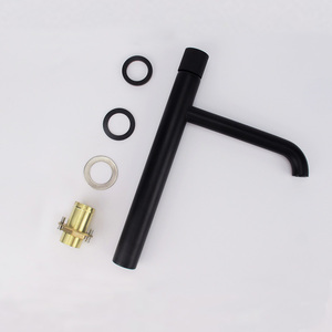 Vòi Nước Bồn Rửa Cao Màu Vàng Kim Vòi Nước Bồn Rửa Hiện Đại Vòi Nước Nóng Lạnh Tay Cầm Đơn Đồng Hồ Đo Lỗ Đơn JVK - Product Image 4