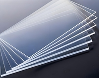 Plaque de toiture transparente en polycarbonate rigide enduit UV sur mesure pour abri de voiture et serre