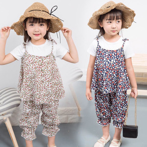 Blank Kids Shirts and Harem Pants Wholesale Children's Clothing Sets Jumpsuit From Ebay China Website - Product Image 2