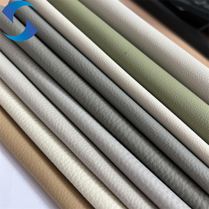 Cuir synthétique vegan gaufré <span class=keywords><strong>pour</strong></span> meubles, <span class=keywords><strong>tissu</strong></span> en cuir PVC anti-rayures <span class=keywords><strong>pour</strong></span> canapé, chaise, écologique, couleur jaune - Product Image 5