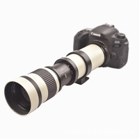Objectif Protrail 420-800 mm F8.3 pour appareil photo, objectif à mise au point manuelle, pour Canon ou Nikon