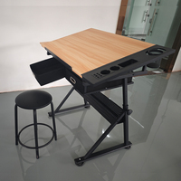 Bureau de dessin inclinable réglable en hauteur pour l'ingénierie et l'architecture avec tiroir