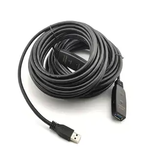 5M 10M 15M 20M 25M 30M Male to Female Extender USB 3.0 Repeater Active Extension Cable with Signal Amplifier Chipset High Speed