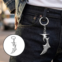 Gantungan Kunci Jeans Carabiner Baja Anti Karat Poles Cermin Kustom Yogoo, Klip Sabuk Tugas Berat, Grosir, Gantungan Kunci Biker