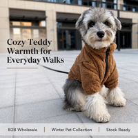 Manteau pour chien en polaire de vison moelleux de qualité supérieure pour chiot bouledogue français, style Teddy chic à devant ouvert, vêtement d'hiver pour animaux de compagnie avec bordure duveteuse
