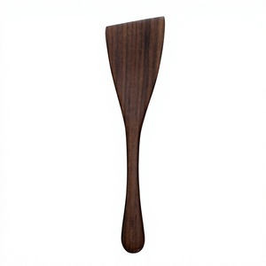 Spatule de service en bois écologique réutilisable, ustensile de cuisine en bois naturel, nouveau style chinois, léger et durable, 30 ml - Product Image 3