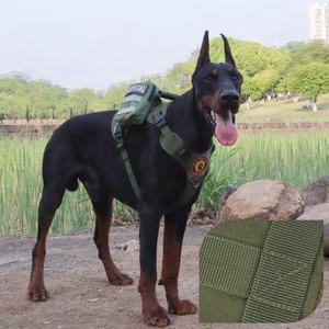 Aksesoris anjing grosir Rompi taktis tahan lama reflektif kustom tanpa tarik - Product Image 2