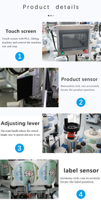 Etiquetadora lateral da linha da etiquetadora da linha da montagem para cartões e transportador da caixa etiqueta - Product Image 3