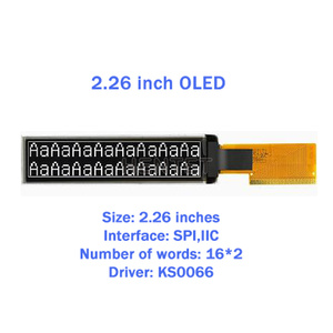 Новый оригинальный OLED-дисплей Hentet 2,26 дюйма, модуль OLED с 1602 символами, драйвер KS0066 - Product Image 1