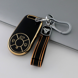 Coque de protection pour clé de voiture en TPU souple de qualité supérieure pour ORA Es11 Good Cat R1 R2 Baimao <span class=keywords><strong>IQ5</strong></span> EV porte-clés porte-clés sac accessoires usine - Product Image 2