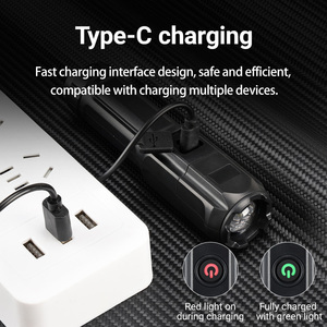 Lampe <span class=keywords><strong>torche</strong></span> USB portable T6, <span class=keywords><strong>longue</strong></span> <span class=keywords><strong>portée</strong></span>, lanterne de pêche, lampe de camping durable en ABS, lampe <span class=keywords><strong>torche</strong></span> LED <span class=keywords><strong>rechargeable</strong></span> - Product Image 5