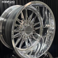 Verchromte Polierte Geschmiedete Felgen 22x12 20x10 für Ford F150 6x135, 24x14 24x12 8x170 für F250, 8-Loch 8x180 26x16 für GMC Sierra