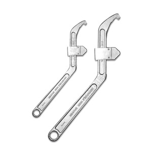 Adjustable Hook Wrench IMPA611201 35-105mm IMPA611202 95-165mm Metric 45 Steel Marine Hardware - Product Image 4