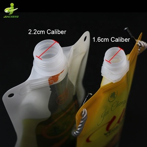 Tùy chỉnh in 1l đứng lên chai đặc biệt hình nấu ăn dầu dừa dầu thực vật palm olein spout pouch với xử lý dây thừng - Product Image 3