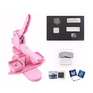 Nhà Máy Bán buôn nhãn nút Maker Huy hiệu máy làm 5*5cm 50mm * 50mm - Product Image 5