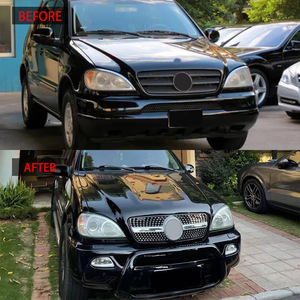 กระจังหน้าสไตล์ Starry Sky ของ Mercedes-Benz วัสดุ ABS สำหรับเปลี่ยนทดแทนรุ่น ML W163 ปี 1998-2004 - Product Image 2