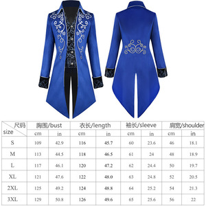 Chaqueta Steampunk para <span class=keywords><strong>hombre</strong></span>, chaqueta <span class=keywords><strong>victoriana</strong></span> Medieval para <span class=keywords><strong>hombre</strong></span>, traje de 2 piezas, disfraz de Cosplay de uniforme de esmoquin de Halloween - Product Image 5