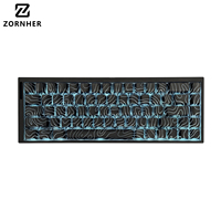 Teclado Mecánico ZORNHER ZH68HE con Efecto Hall, Tipo-C, Retroiluminación RGB, 8000Hz Rapid Trigger, Actuación Ajustable, Teclado para Juegos