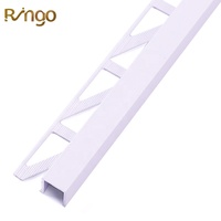 Profilé d'angle mural carré en alliage d'aluminium moderne pour carrelage, bande de finition pour carrelage céramique, durable et étanche pour appartement