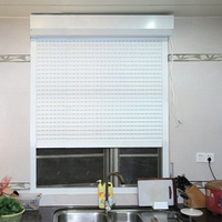 Fenêtre à volet roulant coupe-feu pour intérieur, design personnalisé, volet roulant électrique en aluminium