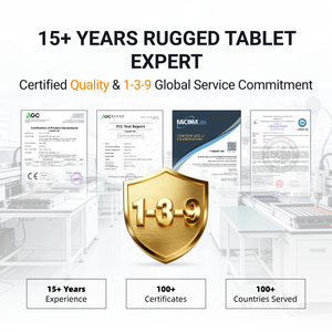Tablette industrielle robuste Android H81 MTK Octa Core 4G WiFi, écran tactile étanche IP68, lecteur de codes-barres, 8+256 Go, sécurité publique - Product Image 6