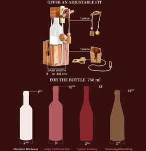Regali <span class=keywords><strong>bottiglia</strong></span> di <span class=keywords><strong>vino</strong></span> giochi Puzzle per adulti partito cervello Teaser Hard Puzzle giochi da tavolo per adulti scatola amante divertente gioco di <span class=keywords><strong>vino</strong></span> - Product Image 2