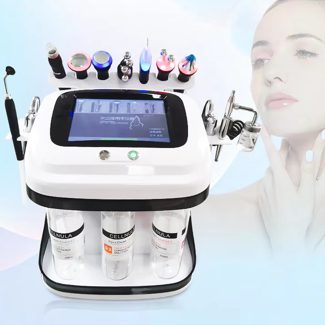 New Trends H2O2 Hydro Dermabrasion Facial Machine 10 in 1 Price Oxygen Spray Facial Diamond Peeling Machine