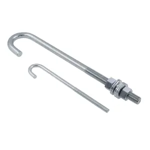 J-Bolt Hook Screw Hooks Stainless Steel Steel Types L Price Bolts M6 Prices
